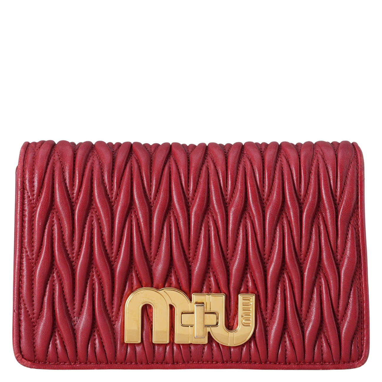 MIU MIU(USED)미우미우 5BF069 마틀라세 크로스백